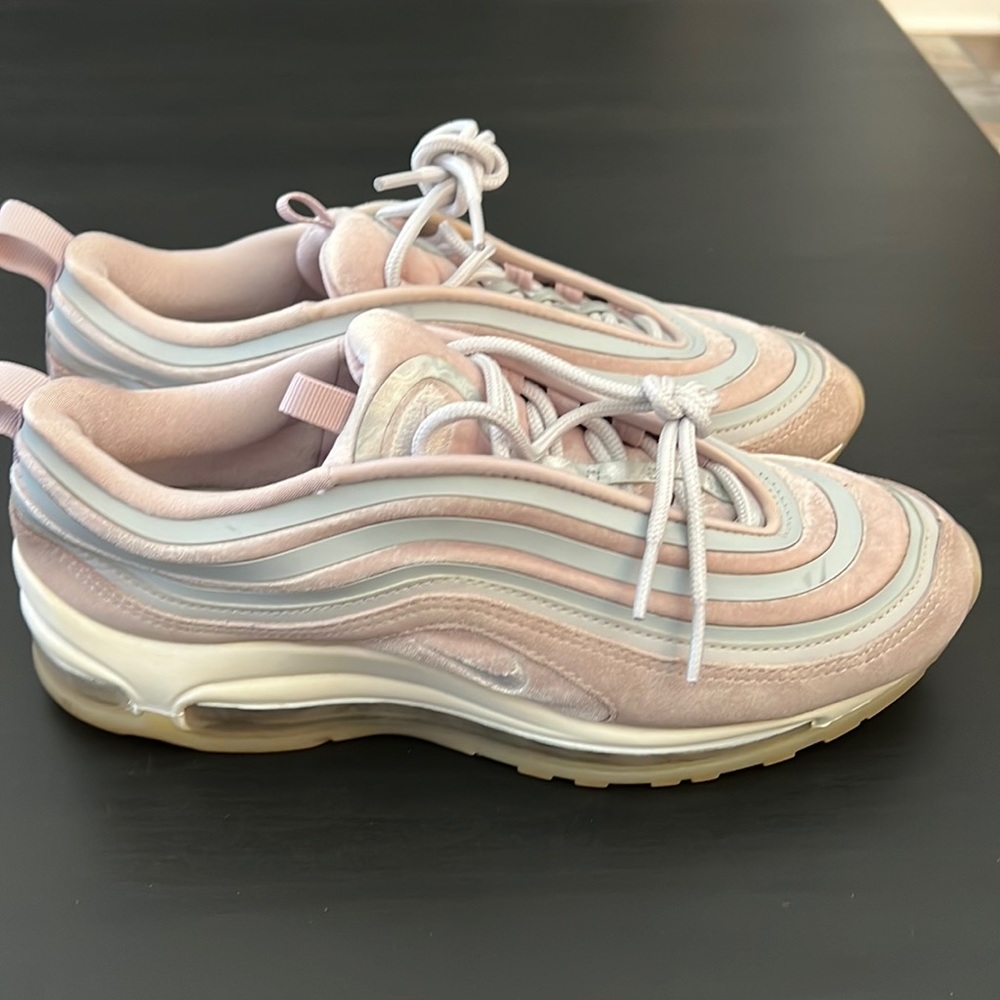 Nike air 97 leather, suede and velvet sneakers
